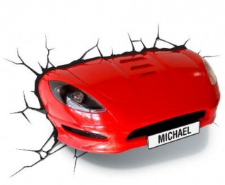 ARANDELA-3D-LED-RED-CAR